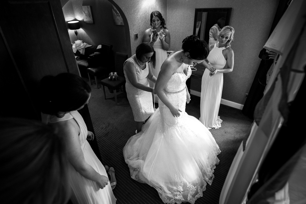 bride final dress adjustments