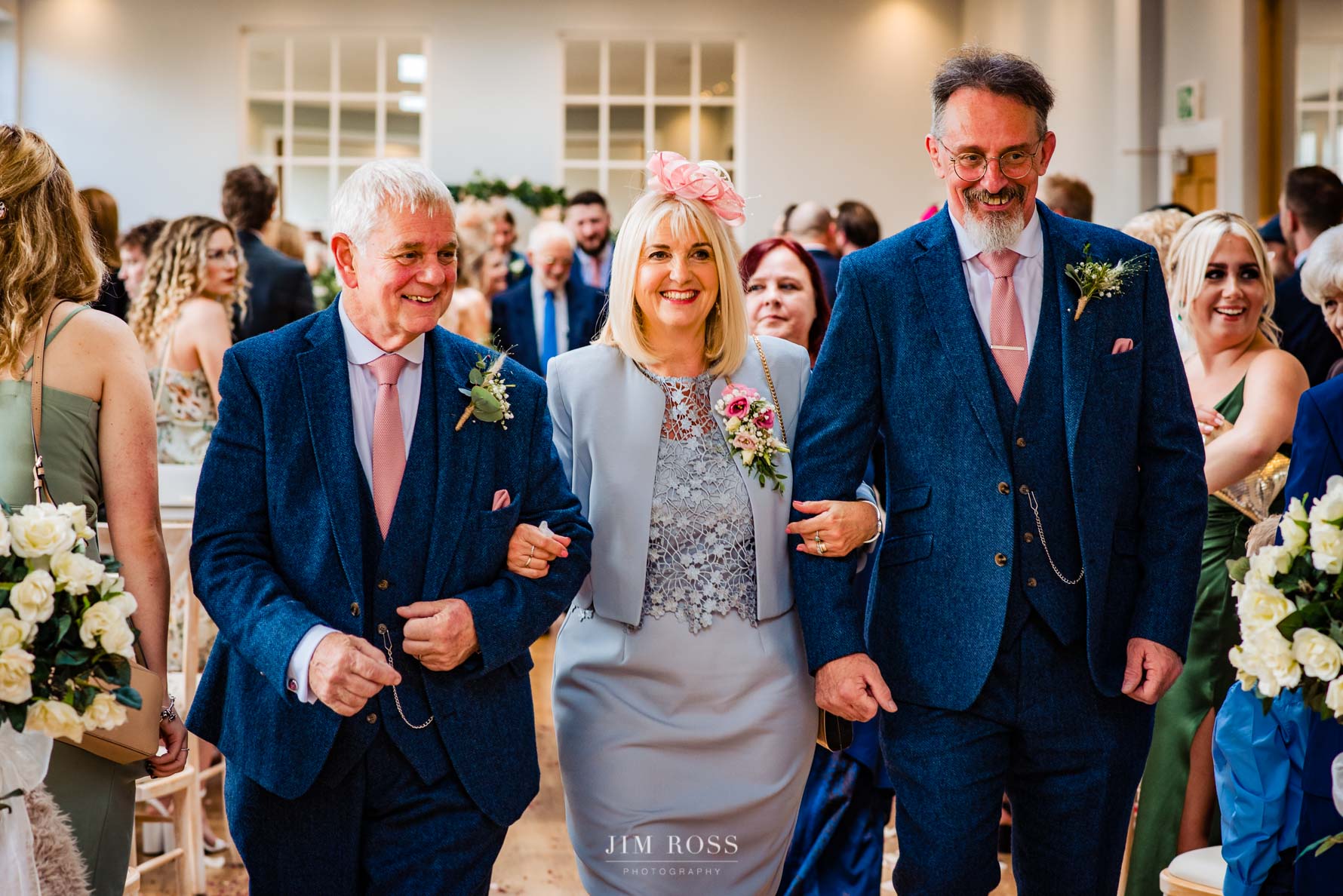 lucky lady takes two men down the aisle